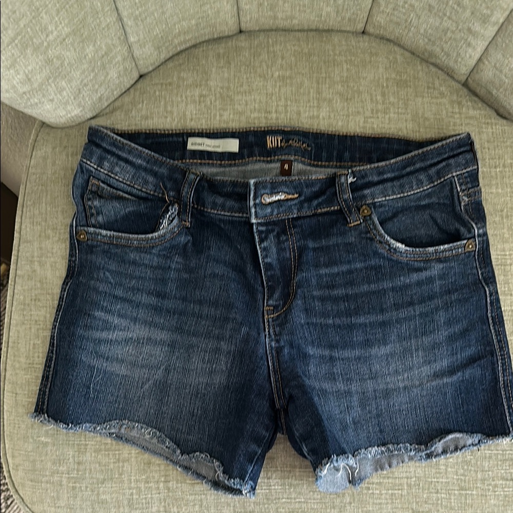 Kut from the Kloth Dark Blue Denim Shorts